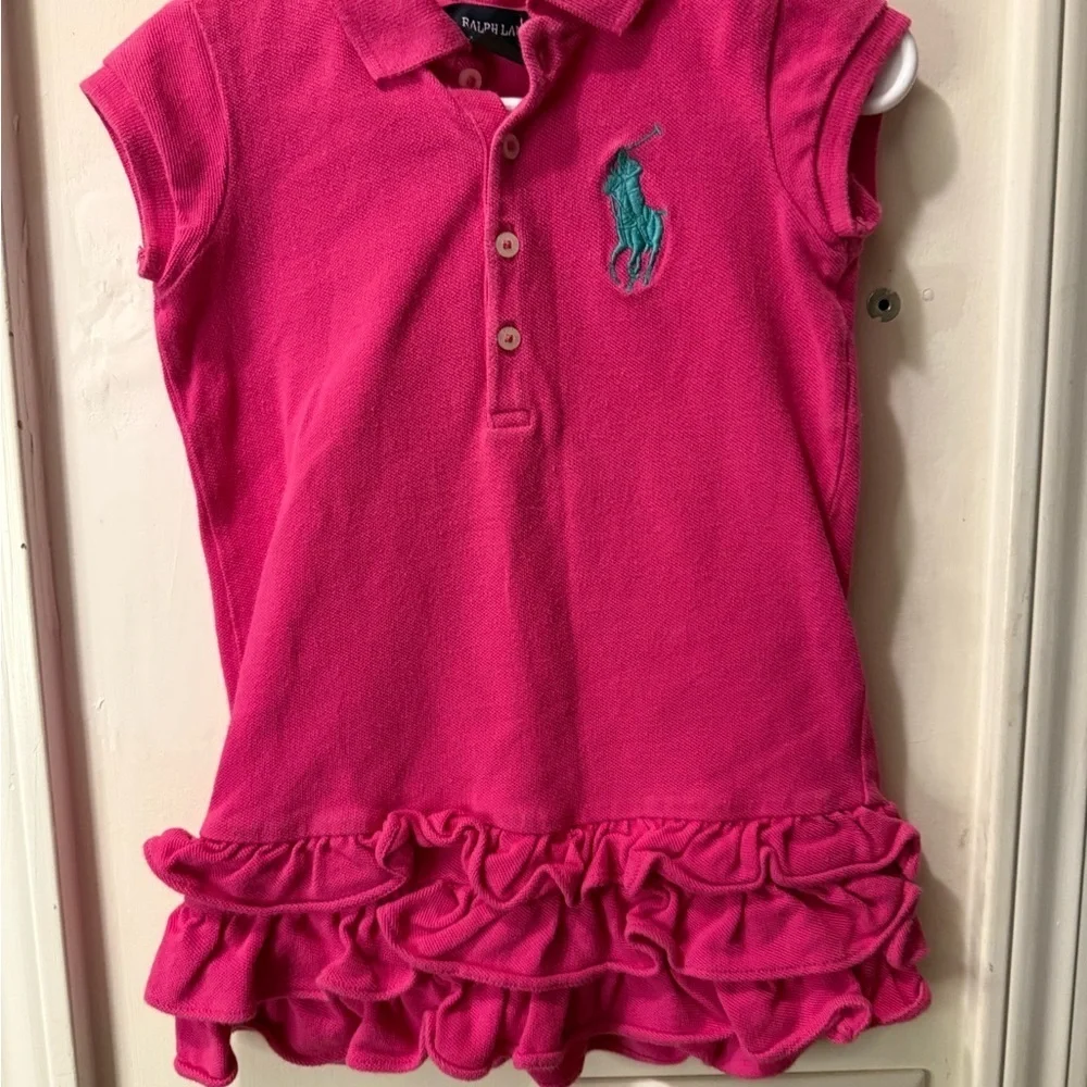 Ralph Lauren Ruffle Polo Dress